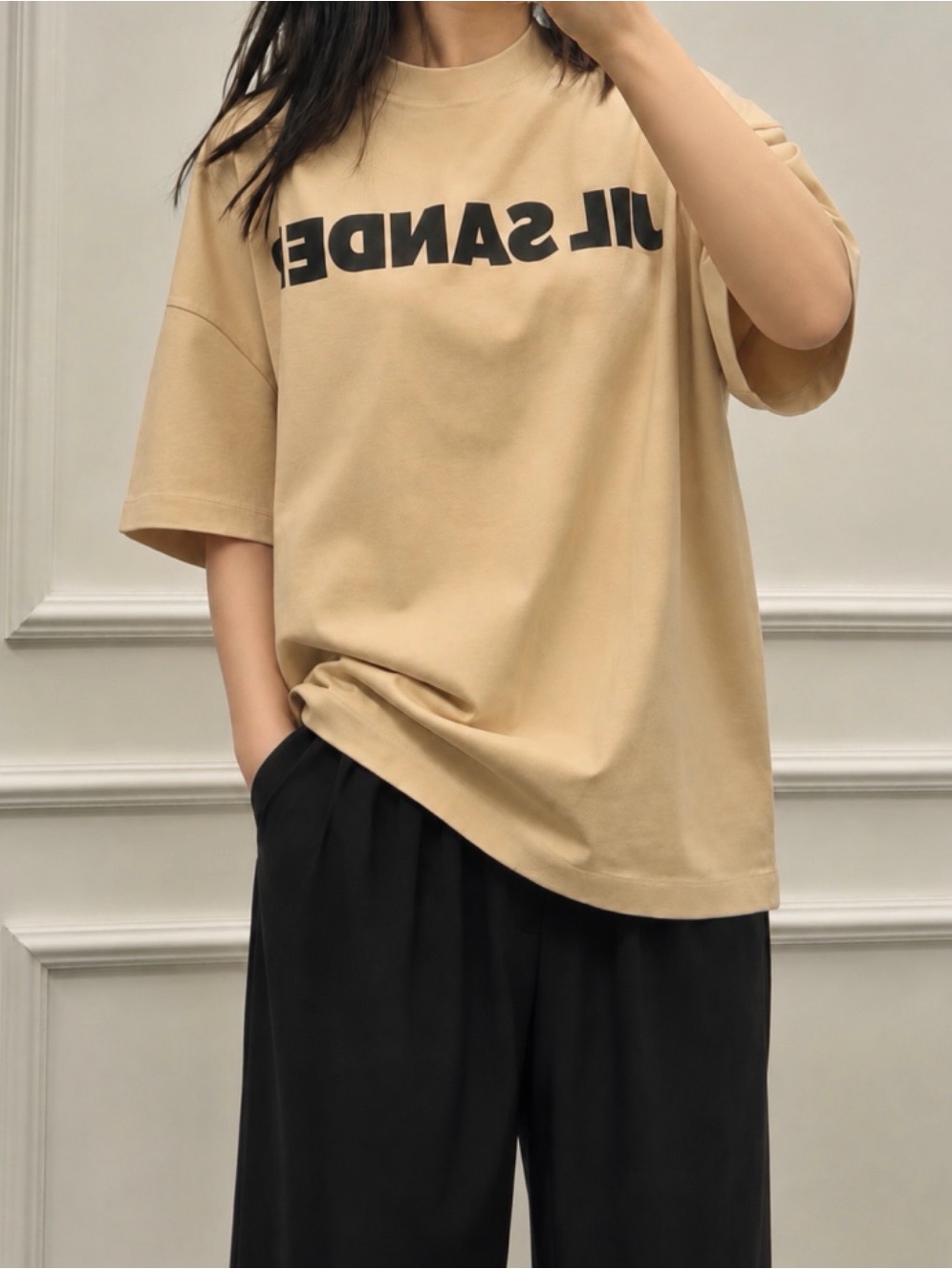 Jil Sander Logo Cotton T-Shirt